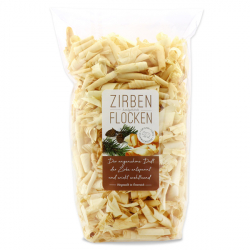 Zirbenspäne und Zirbenflocken