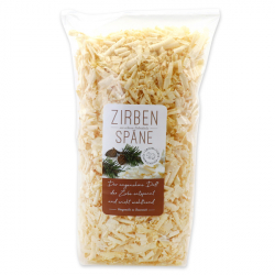 Zirbenspäne und Zirbenflocken