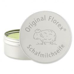 Soap in a container with engraving