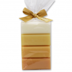 Sheep milk soap square 100g packed 4 pieces