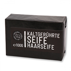 Spezialseife kaltgerührt & Kaltgerührte  100g verpackt, Black Ed.