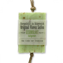 90g Handgeschöpfte Seife Hänger "Aus Liebe zur Tradition"