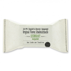 100g Handgeschöpfte Seife im Papierbeutel genäht "Aus Liebe zur Tradition"
