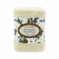 Waschtuch 30x30cm, Vintage Style Christmas