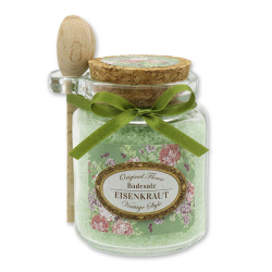 Bath salt 300g in a glass jar with spoon, Vintage style