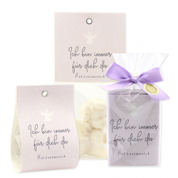 Schutzengel mit Spruch "Ich bin immer für dich da - Herzensmensch"