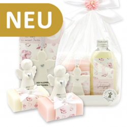 Schutzengel mit Herz - rosa