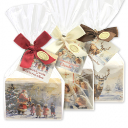 Sheep milk soap 150g in cellophane Christmas magic