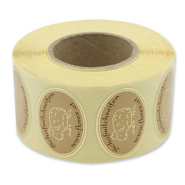 Aufkleber "Schafmilchseifen" groß 