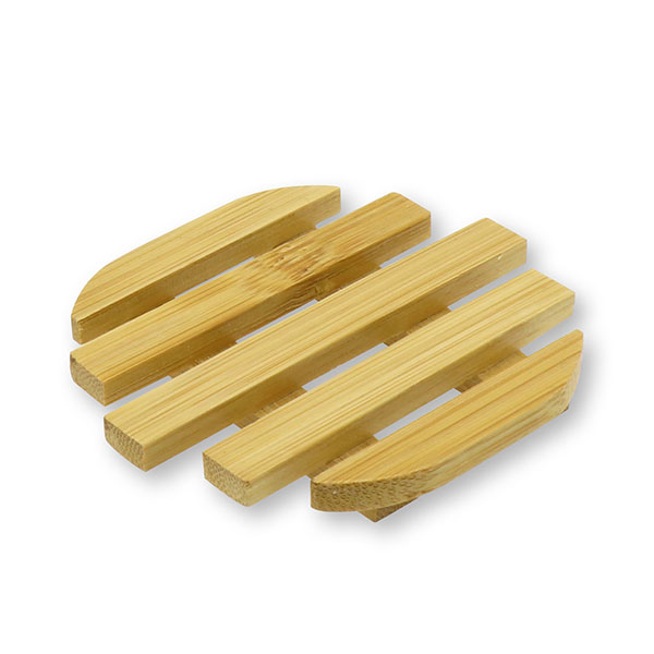 Bamboo for soap dish round 