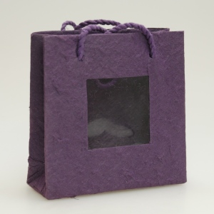 Tragtasche 8x3x8 cm, lila 