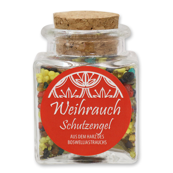 Weihrauchmischung 30g im Glas mit Kork, Schutzengel 