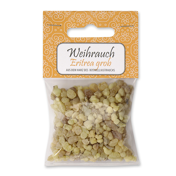 Weihrauch 25g im Cello mit Kärtchen, Eritrea grob 