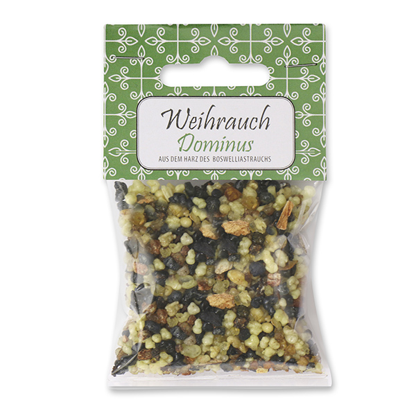 Incense mix 25g in a cellophane bag with a card, "Dominus" 