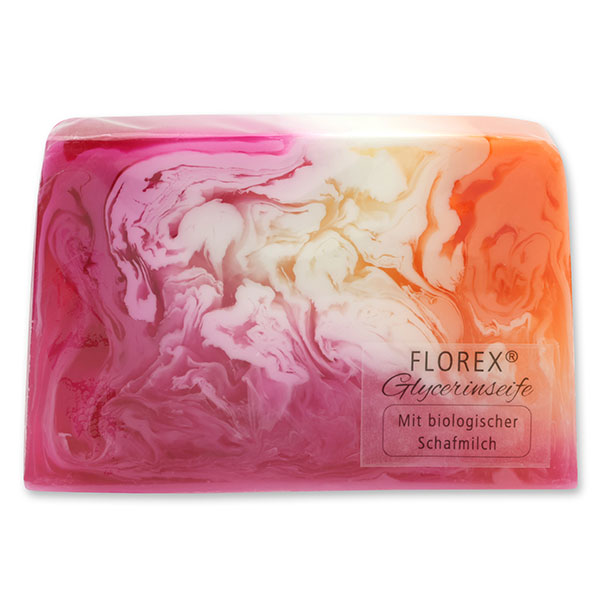 Handmade glycerin-soap 90g in cello, Peony 