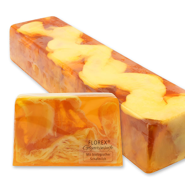 Handmade glycerin-soap block ca. 1,80kg, Sandalwood 
