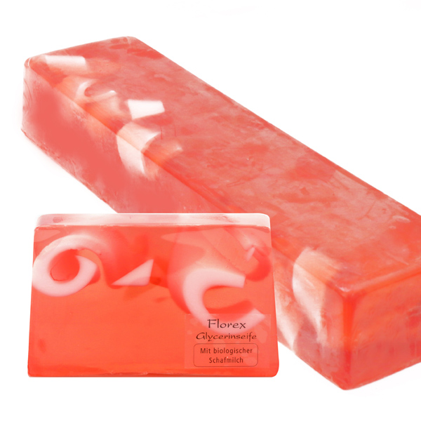 Handgemachter Glycerinseifen Strang ca. 1,80kg, Endless Love 