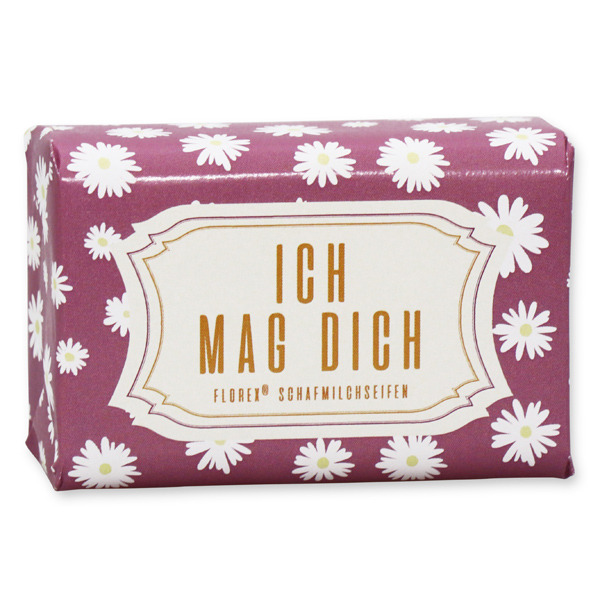 Schafmilchseife 100g "Ich mag dich", Classic 