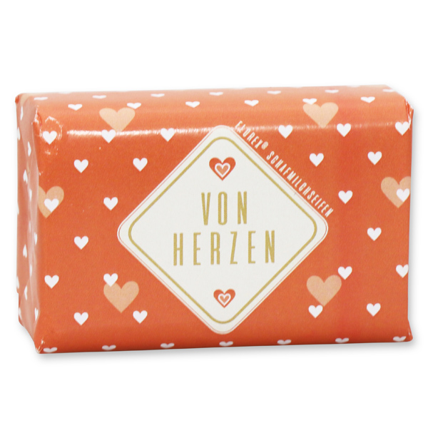 Sheep milk soap 100g "Von Herzen", Pomegrante 