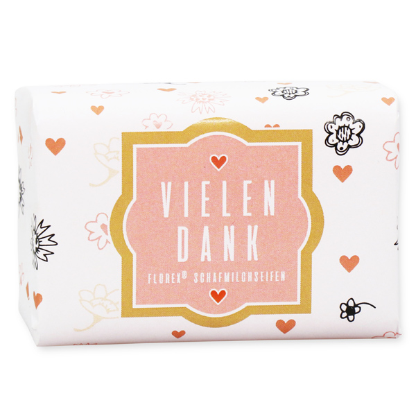 Sheep milk soap 100g "Vielen Dank", Peony 