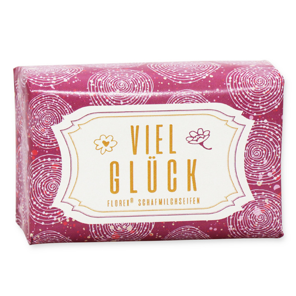 Sheep milk soap 100g "Viel Glück", Black currant 