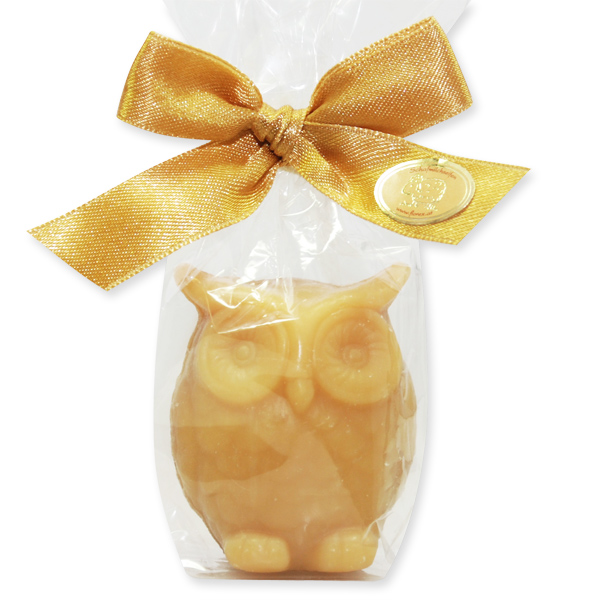 Sheep milk soap owl 50g, in a cellophane, Quince 