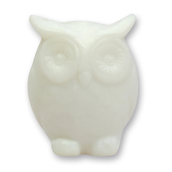 Sheep milk soap owl 50g, Christmas rose white 