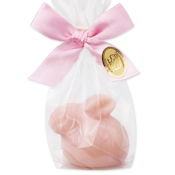 Schafmilchseife Hase liegend 40g, in Cello, Magnolie 