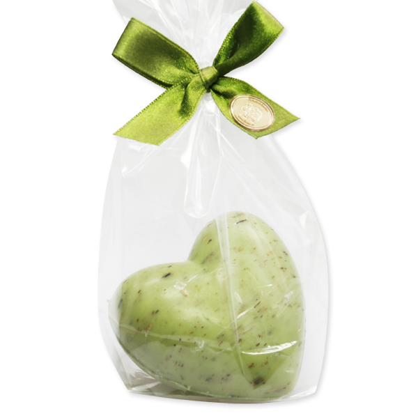 Sheep milk soap heart lucky 150g, in a cellophane, Verbena 