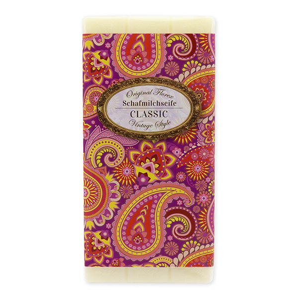 Schafmilchseife Tafel 100g "Vintage-Motiv 34", Classic 