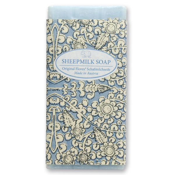 Sheep milk soap bar 100g "Blue Edition", Forget-me-not 