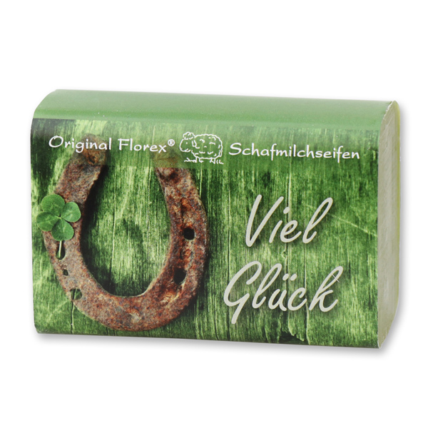 Sheep milk soap 100g "Viel Glück", Olive Oil 