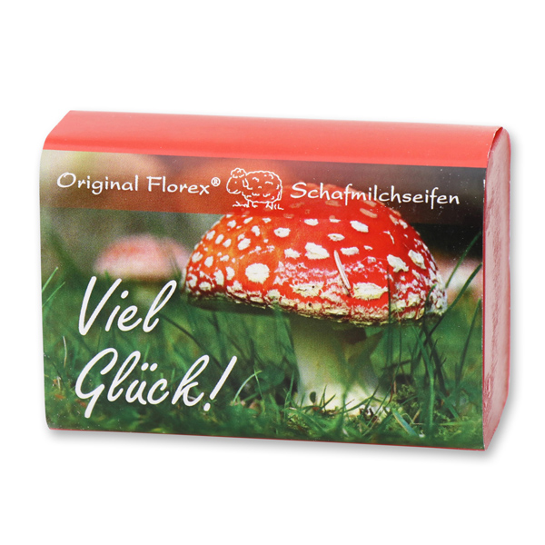 Sheep milk soap 100g "Viel Glück", Pomegranate 