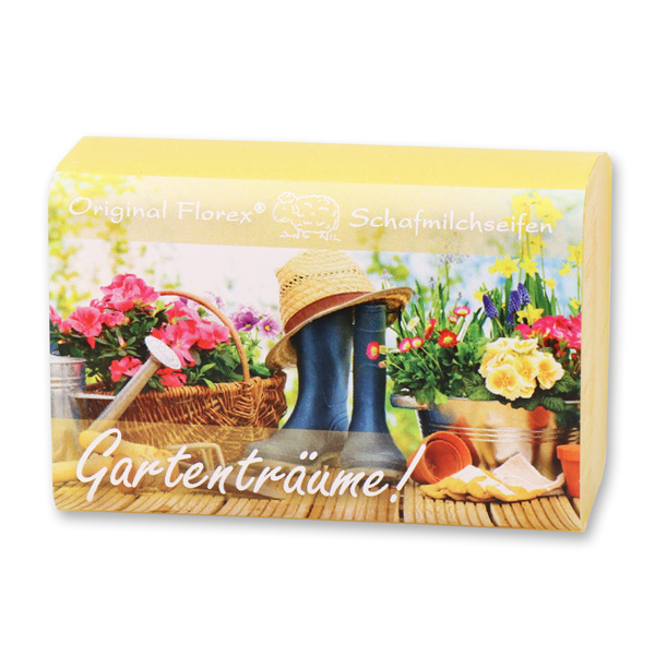 Sheep milk soap 100g "Gartenträume", Sunflower 