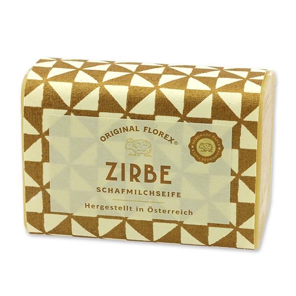 Sheep milk soap 100g, "Handmade Paper" Swiss pine 