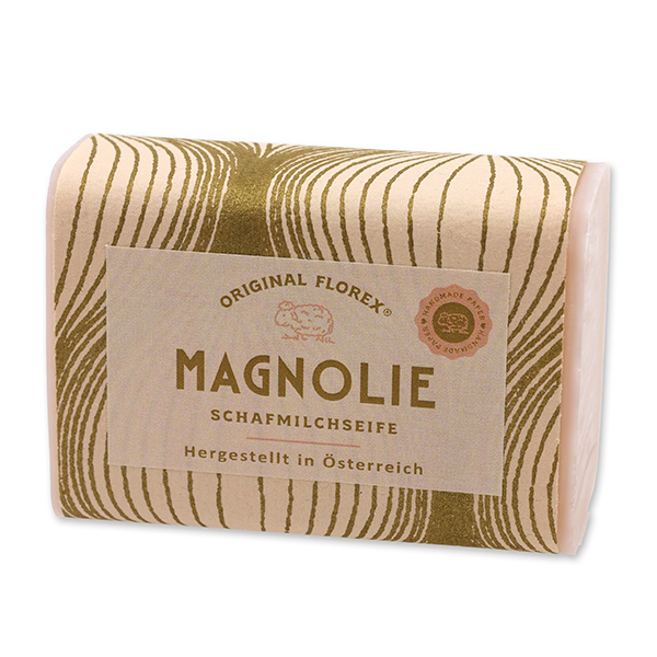 Sheep milk soap 100g, "Handmade Paper" Magnolia 