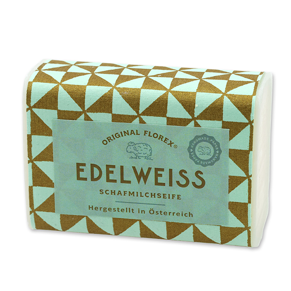 Sheep milk soap 100g, "Handmade Paper" Edelweiss 