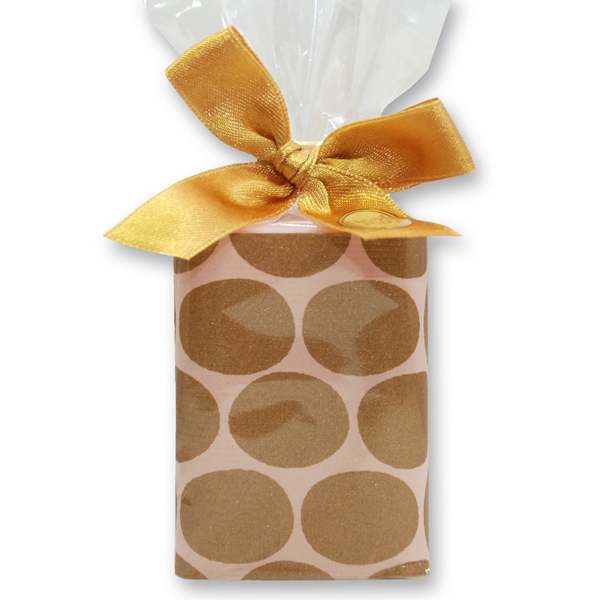 Sheep milk soap 100g in a cellophane bag "Rosé Gold Edition", Jasmine 