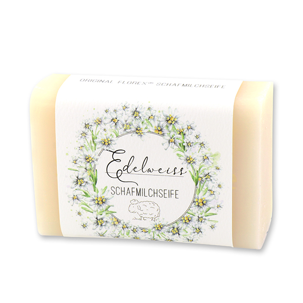 Sheep milk soap 100g 'Einzigartige Augenblicke', Edelweiss 