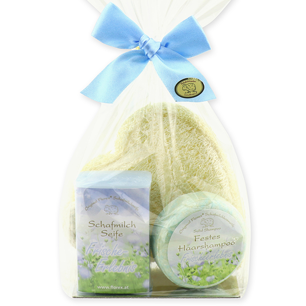 Soap set 3 pieces in a cellophane bag, Discreet fresh 