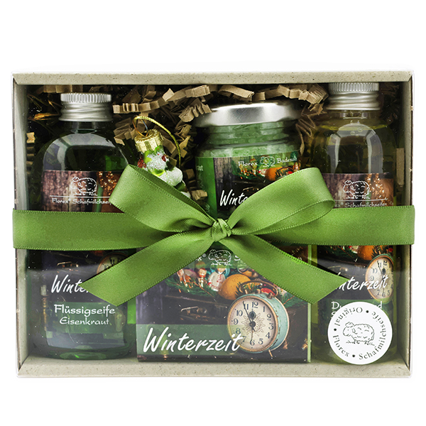 Gift set 4 pieces "Winterzeit", Verbena 