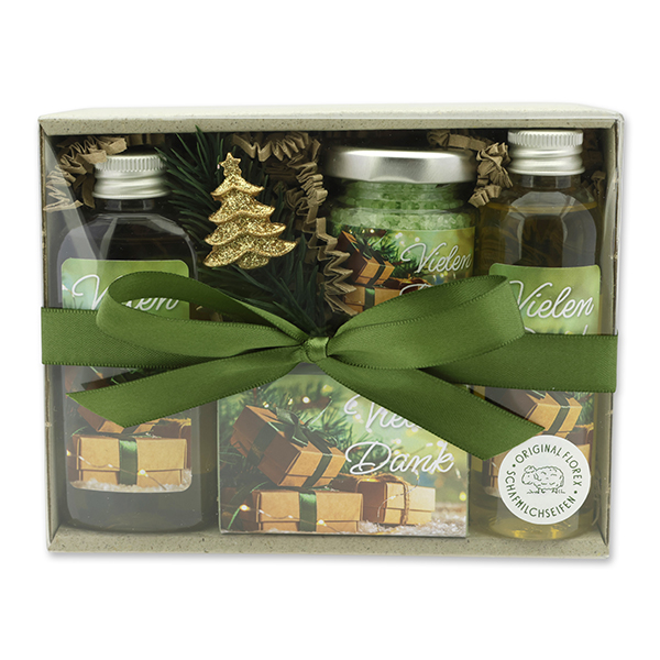Geschenkset 4-teilig "Vielen Dank", Eisenkraut 