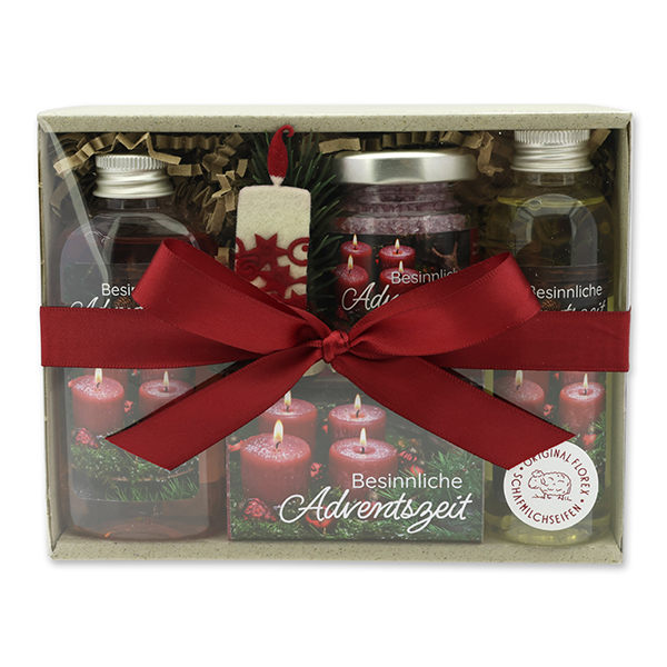 Gift set 4 pieces "Besinnliche Adventszeit", Winter magic/Classic 