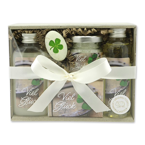 Gift set 4 pieces "Viel Glück", Classic 