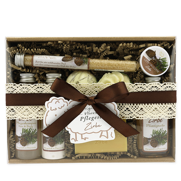 Gift set 8 pieces, Swiss pine 