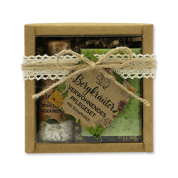 Gift set 2 pieces "feel-good-time", Mountain herbs 