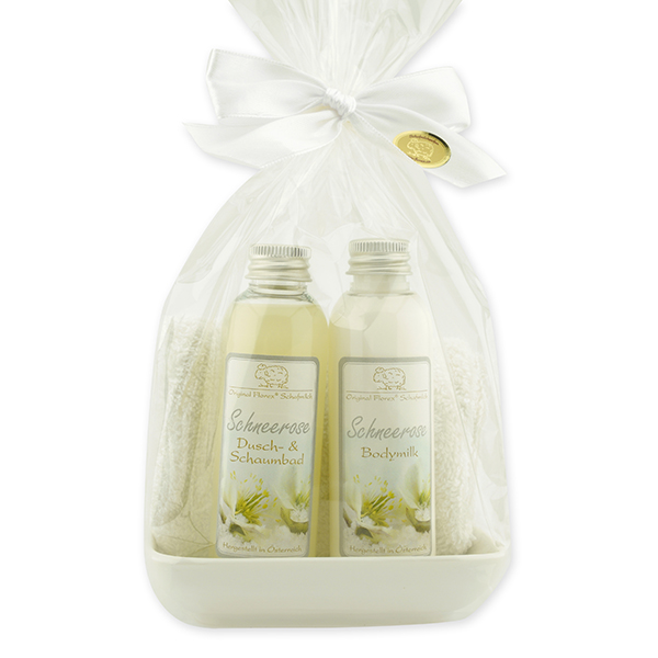 Care set, Christmas rose white 