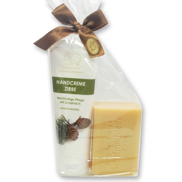 Care set 2 pieces in a cellophane bag, Swiss pine 