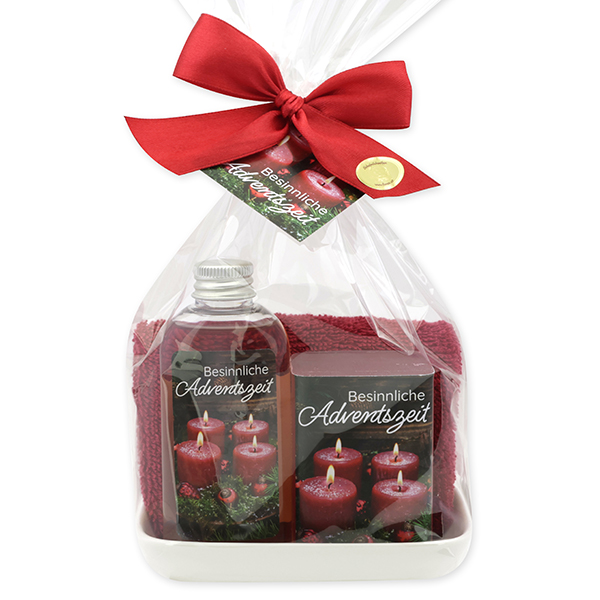 Care set 4 pieces in a cellophane "Besinnliche Adventszeit", Winter magic 