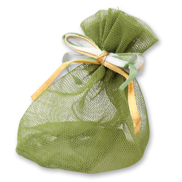 Organzasackerl (PES) 7x9cm moosgrün 